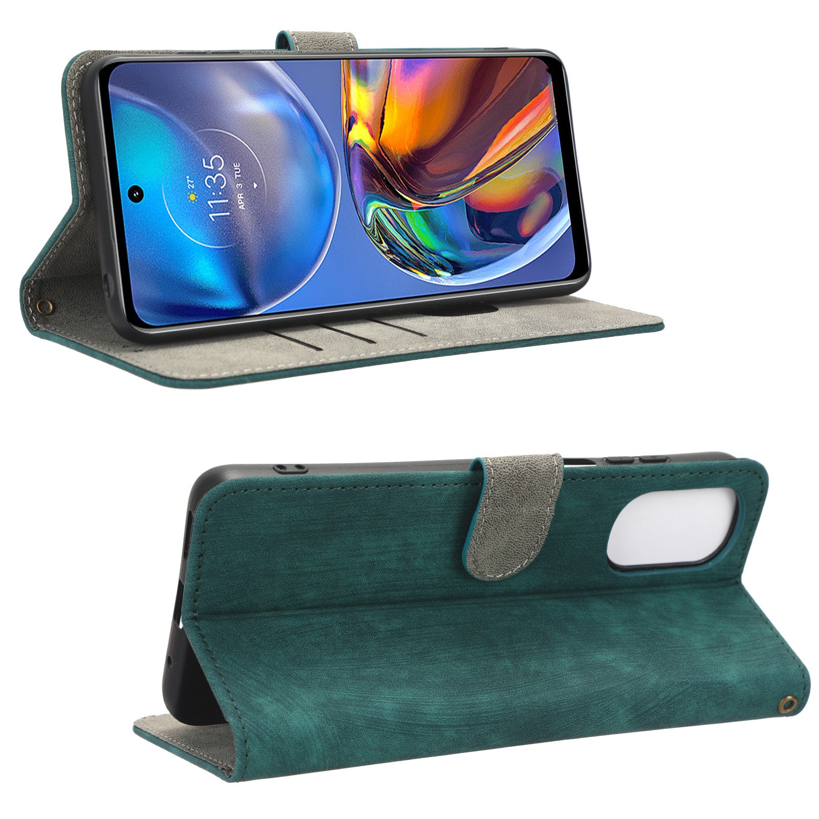 For Motorola Moto E32 4G Cell Phone Case PU Leather RFID Blocking Magnetic Full Protection Phone Cover with Wallet Stand For Motorola Moto E32 4G Cell Phone Case PU Leather RFID Blocking Magnetic Full Protection Phone Cover with Wallet Stand